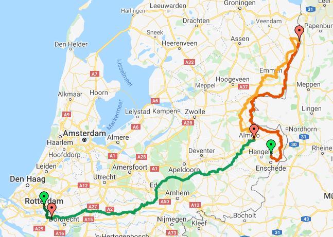 route noord